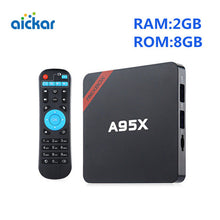 Newest Nexbox A95X Amlogic S905X TV Box Android 6.0 Max 2G/16G Quad Core 2.4G WIFI KODI IPTV Smart TV Box Android Media Player