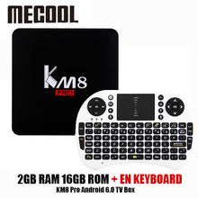 Newest KM8 PRO TV Box Android 6.0 Amlogic S912 Octa Core 2GB/16GB 2.4G/5G WiFi KODI 17.0 IPTV Europe Smart TV Box Media Player